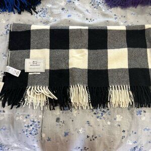 Woolrich Made in Italy wool blanket throw. NWT